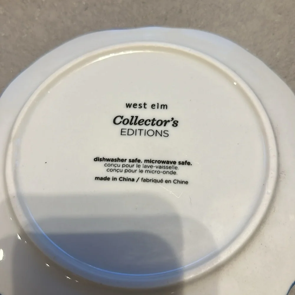 West Elm salad plate